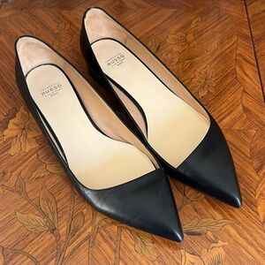 FRANCESCO RUSSO Black flats size 39 (8 1/2)